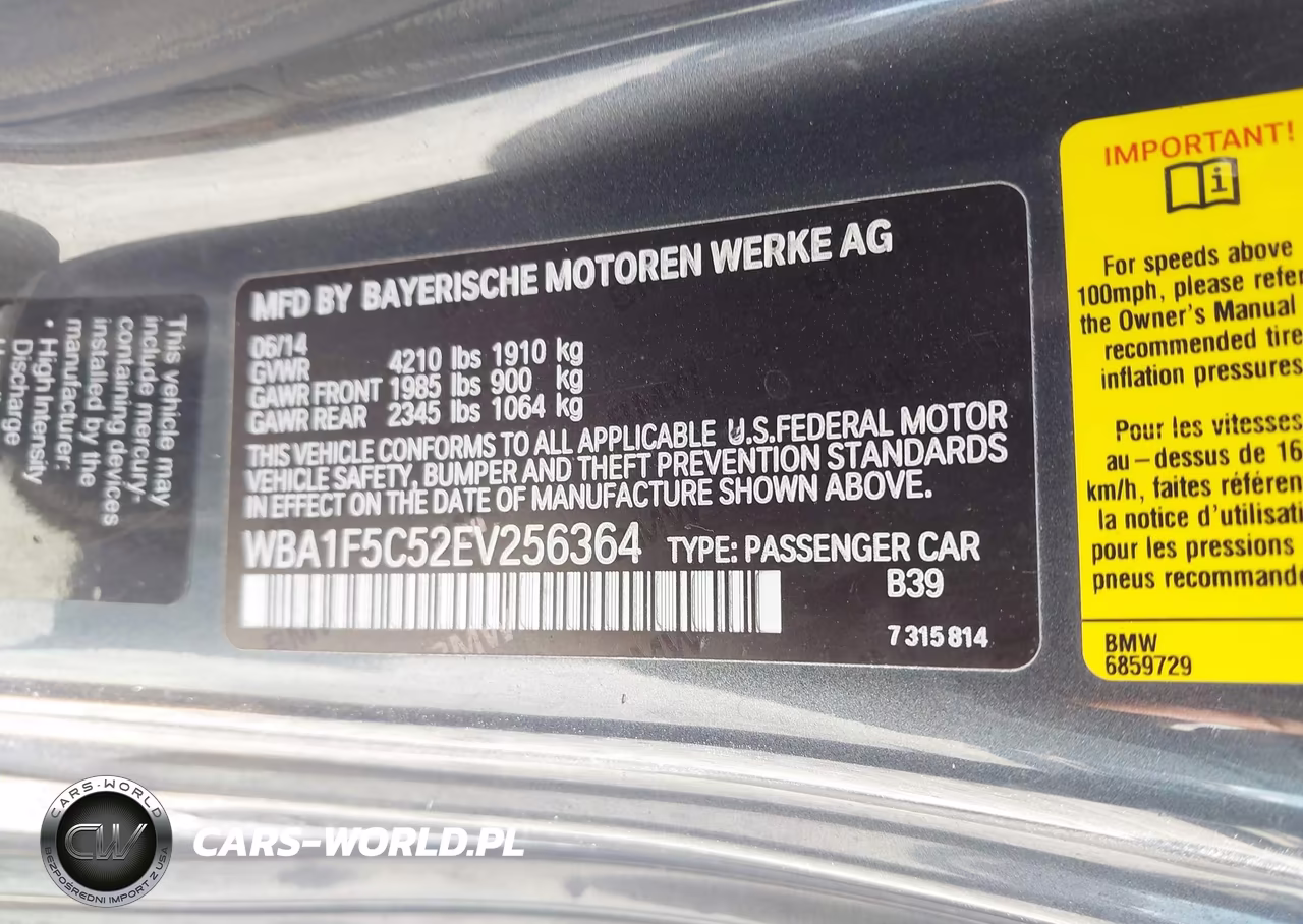 2014 BMW 228I VIN:WBA1F5C52EV256364 - 9