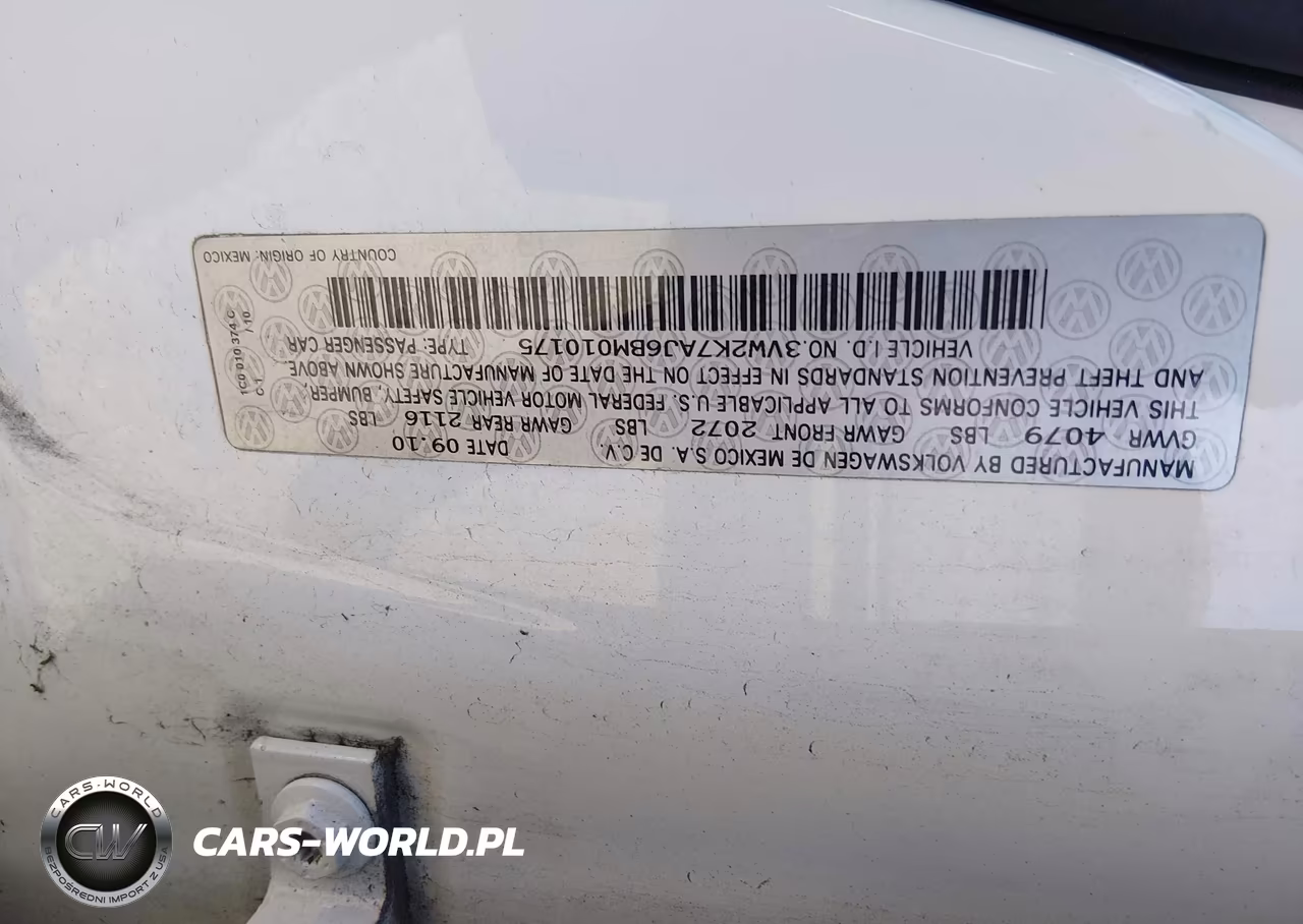 2011 Volkswagen Jetta S VIN:3VW2K7AJ6BM010175 - 9