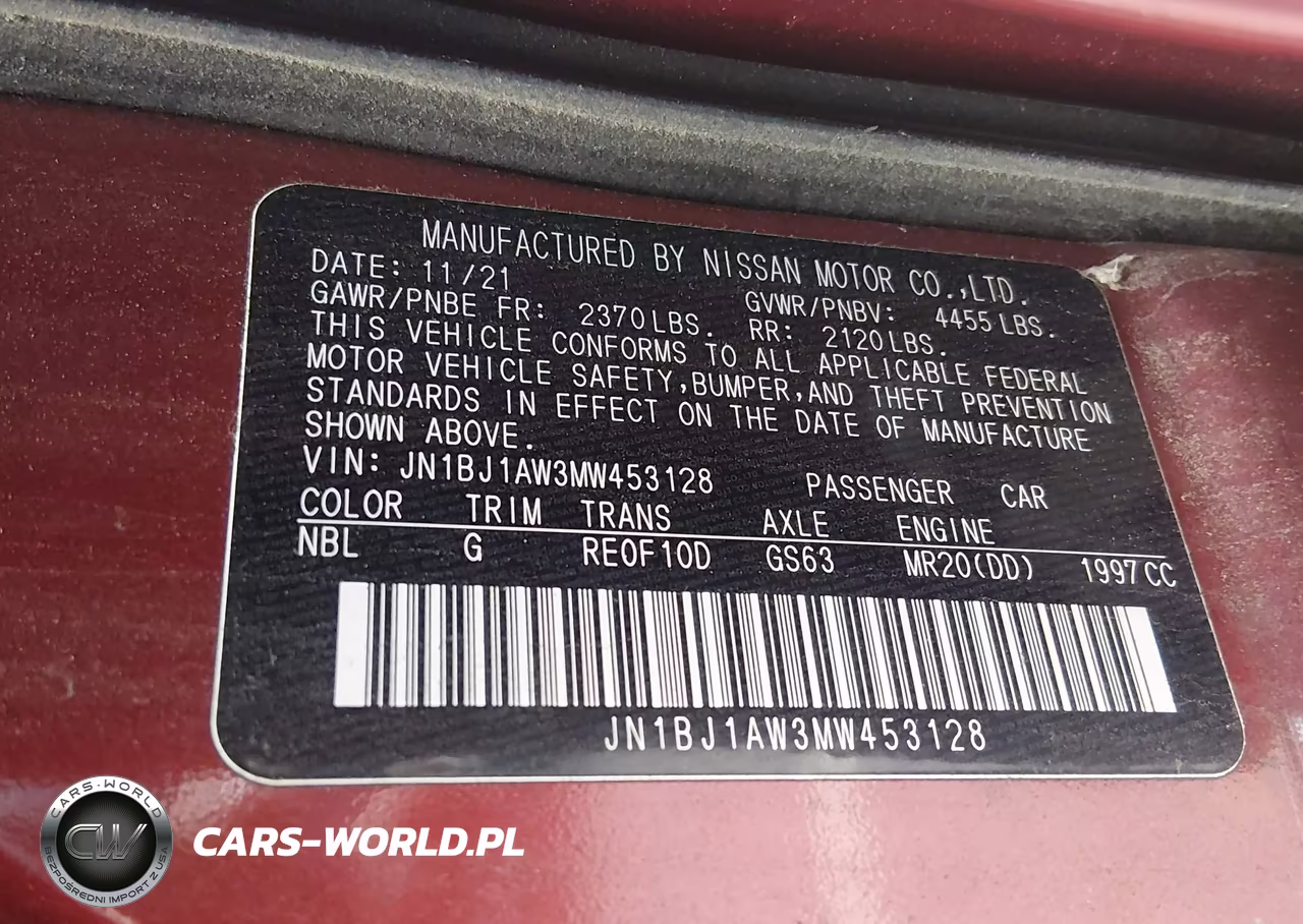 2021 Nissan Rogue Sport S Awd Xtronic Cvt VIN:JN1BJ1AW3MW453128 - 9