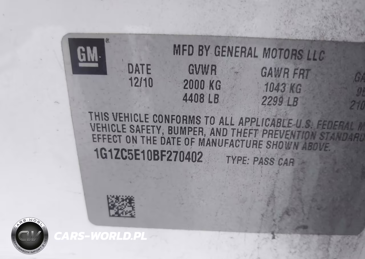 2011 Chevrolet Malibu 1Lt VIN:1G1ZC5E10BF270402 - 9