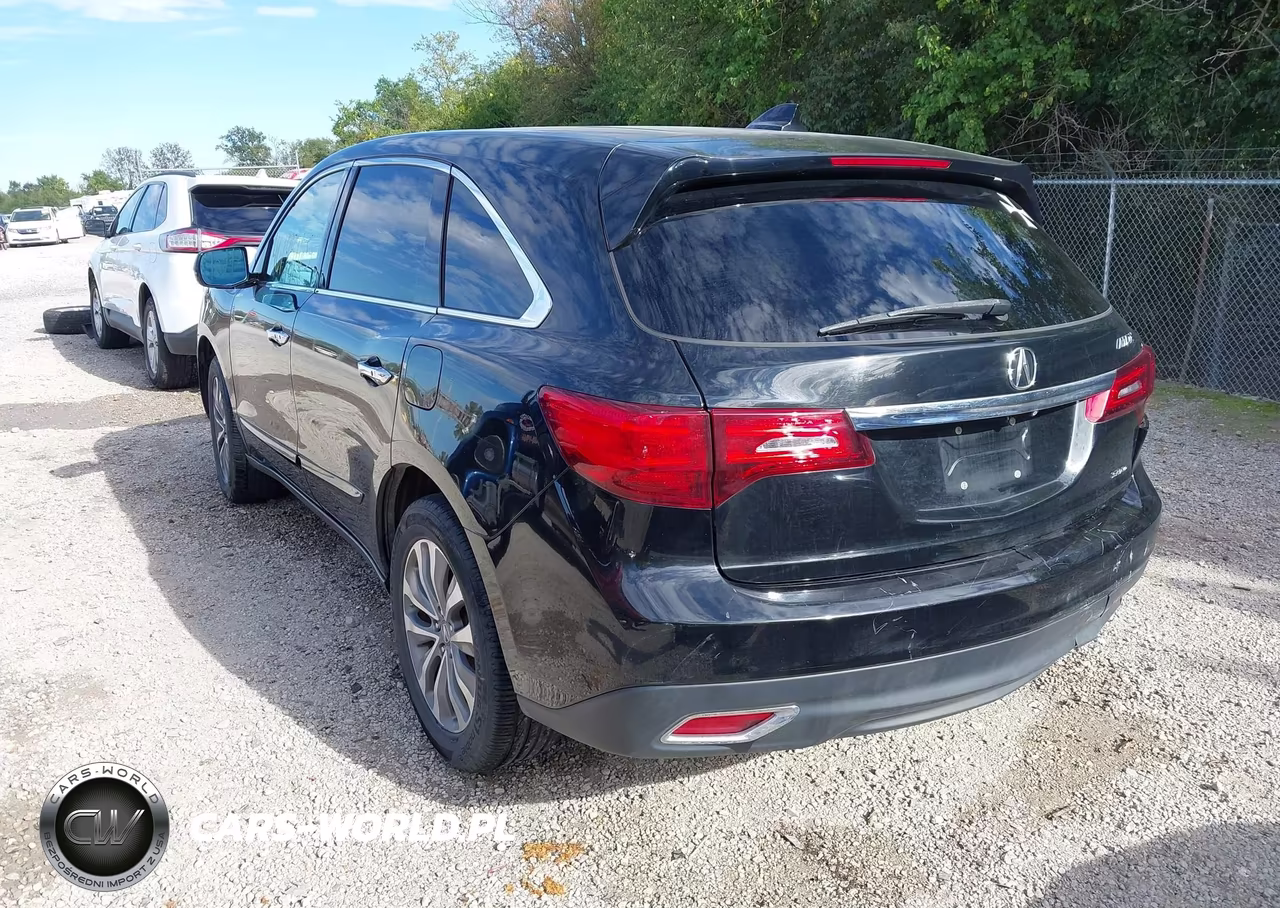 2014 Acura Mdx Technology Package VIN:5FRYD4H4XEB024951 - 3