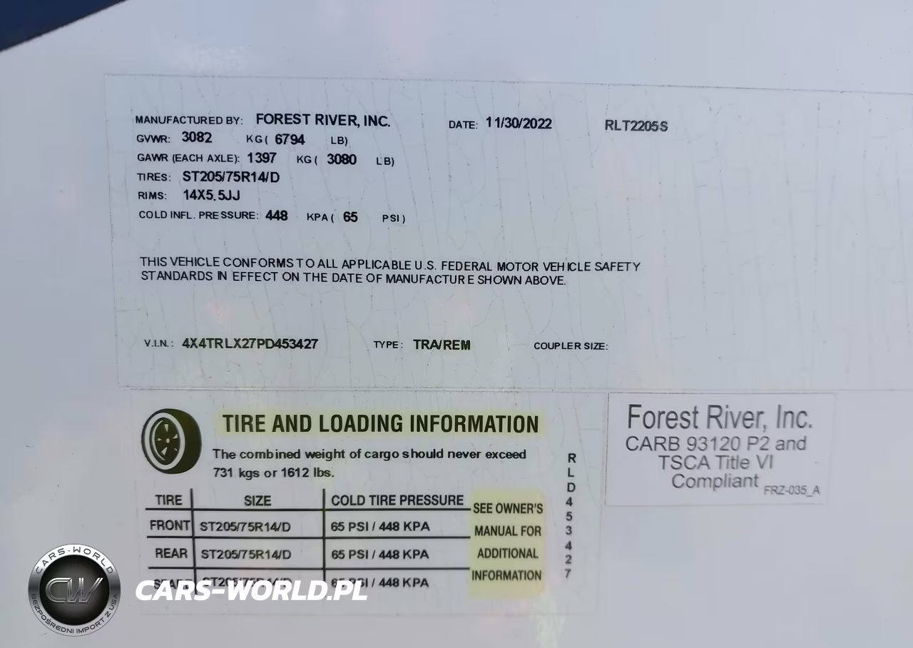2023 Forest River Rockwood VIN:4X4TRLX27PD453427 - 9