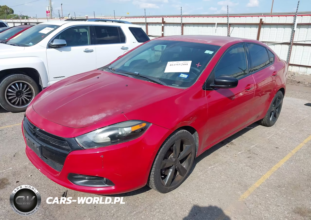 2016 Dodge Dart Sxt VIN:1C3CDFBB5GD578718 - 2