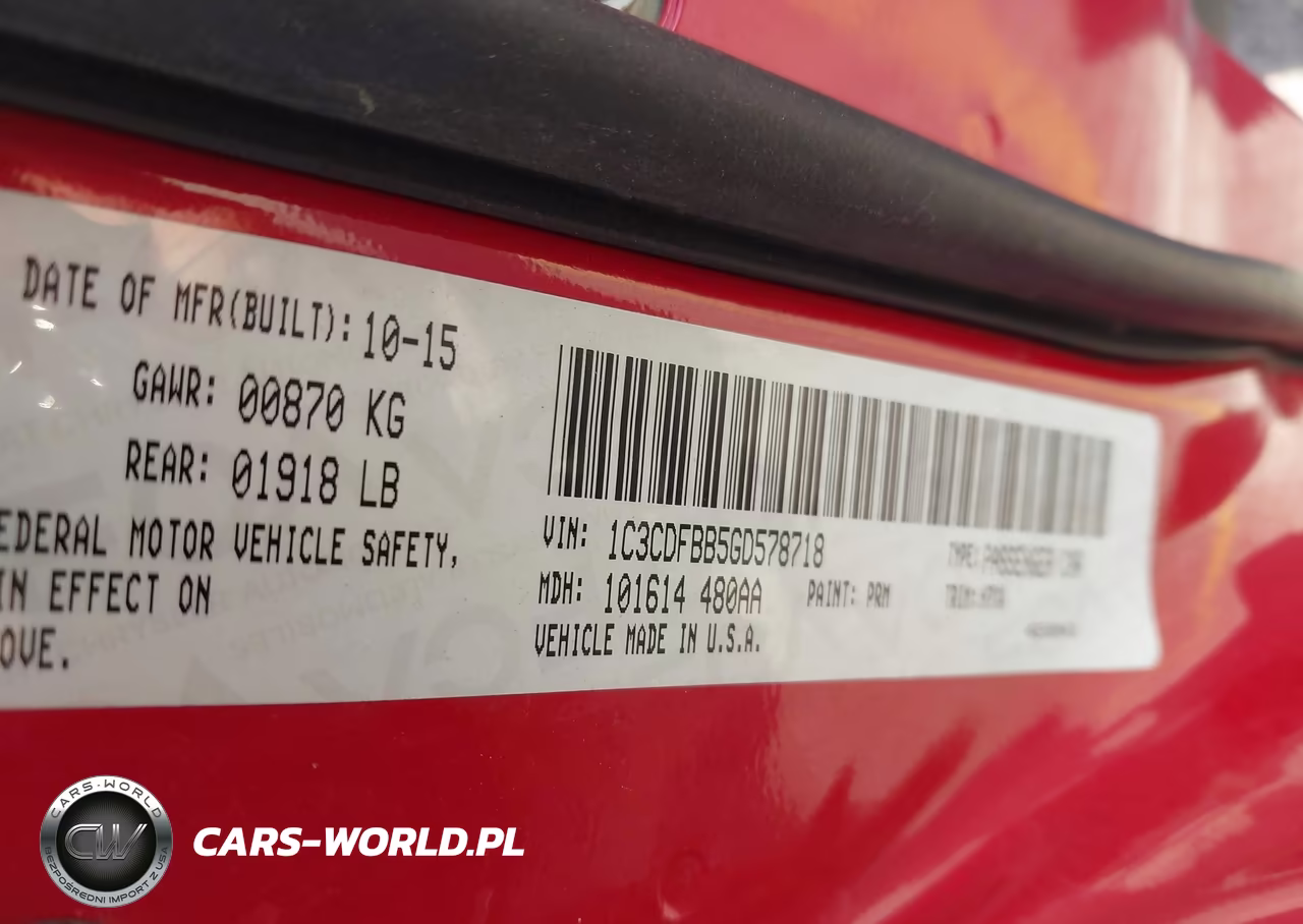 2016 Dodge Dart Sxt VIN:1C3CDFBB5GD578718 - 9