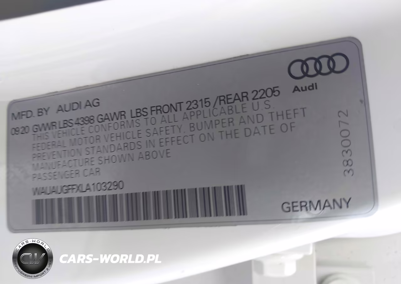 2020 Audi A3 Premium 40 Tfsi Front-Wheel Drive S Tronic VIN:WAUAUGFFXLA103290 - 9