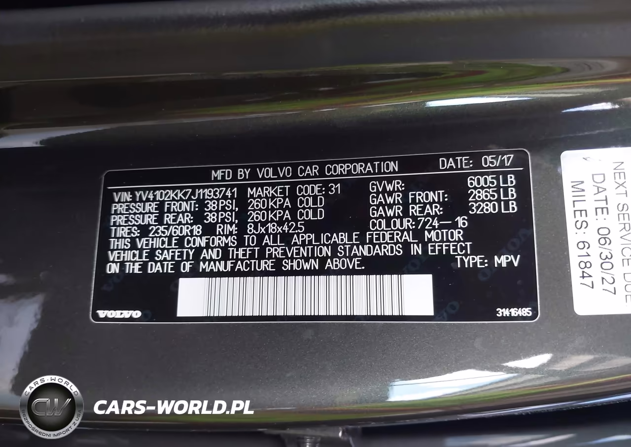 2018 Volvo Xc90 T5 Momentum 5P VIN:YV4102KK7J1193741 - 9