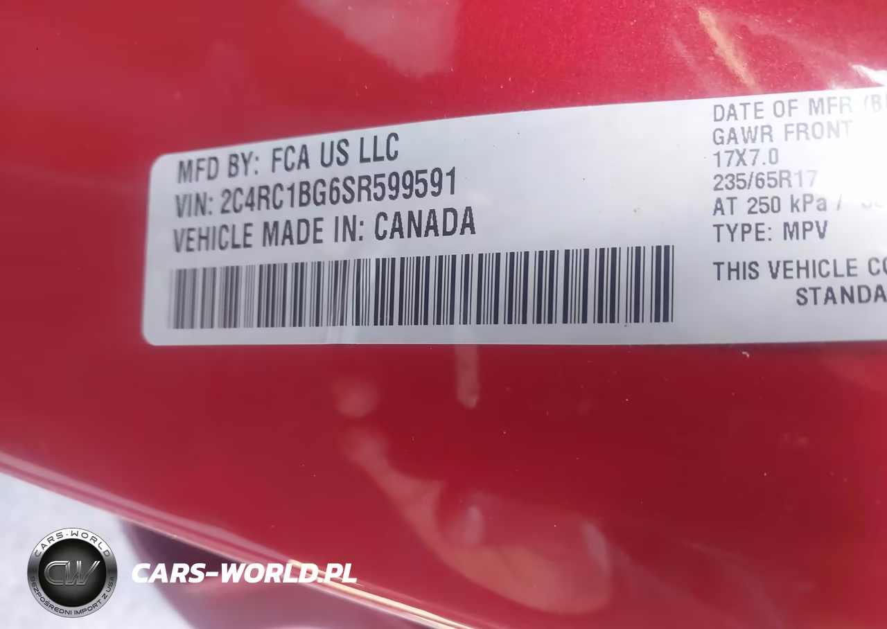 2025 Chrysler Pacifica Select VIN:2C4RC1BG6SR599591 - 9
