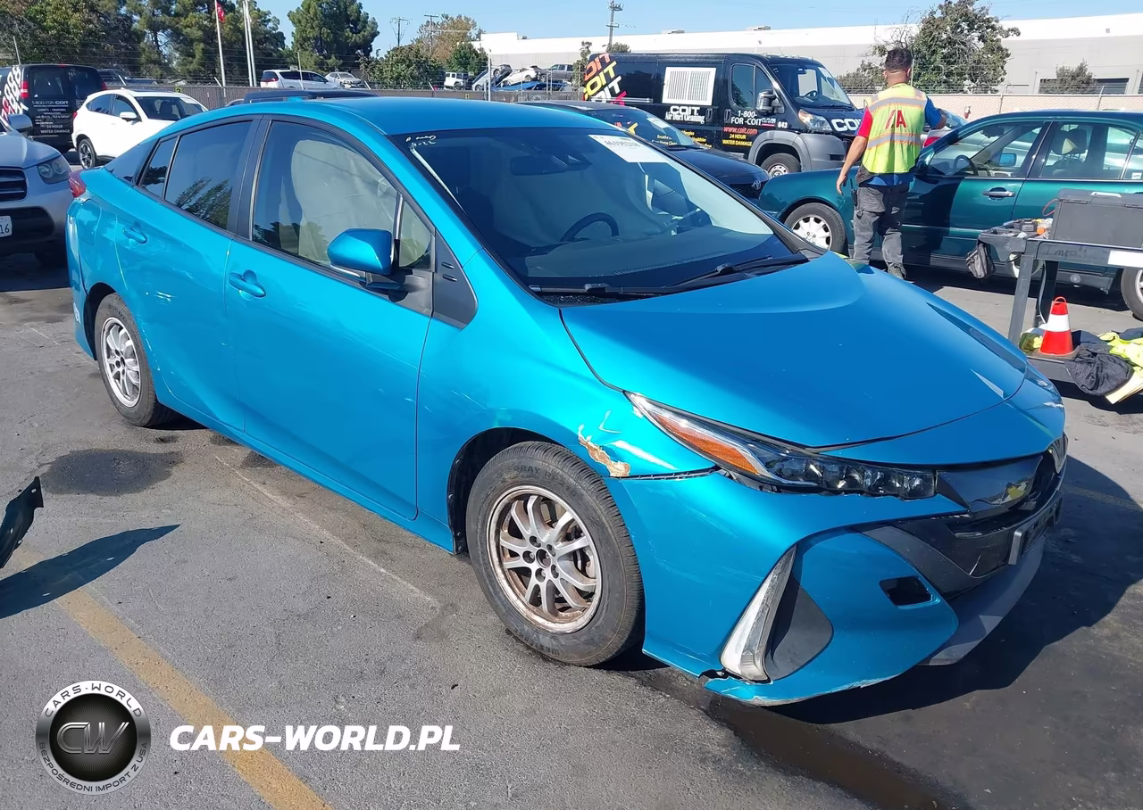 2021 Toyota Prius Prime Xle VIN:JTDKAMFP3M3174182 - 1
