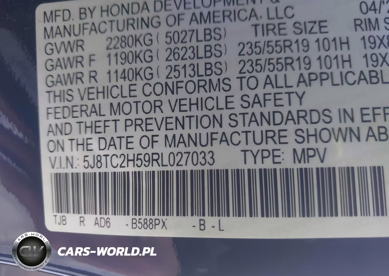 2024 Acura Rdx Technology Package VIN:5J8TC2H59RL027033 - 9
