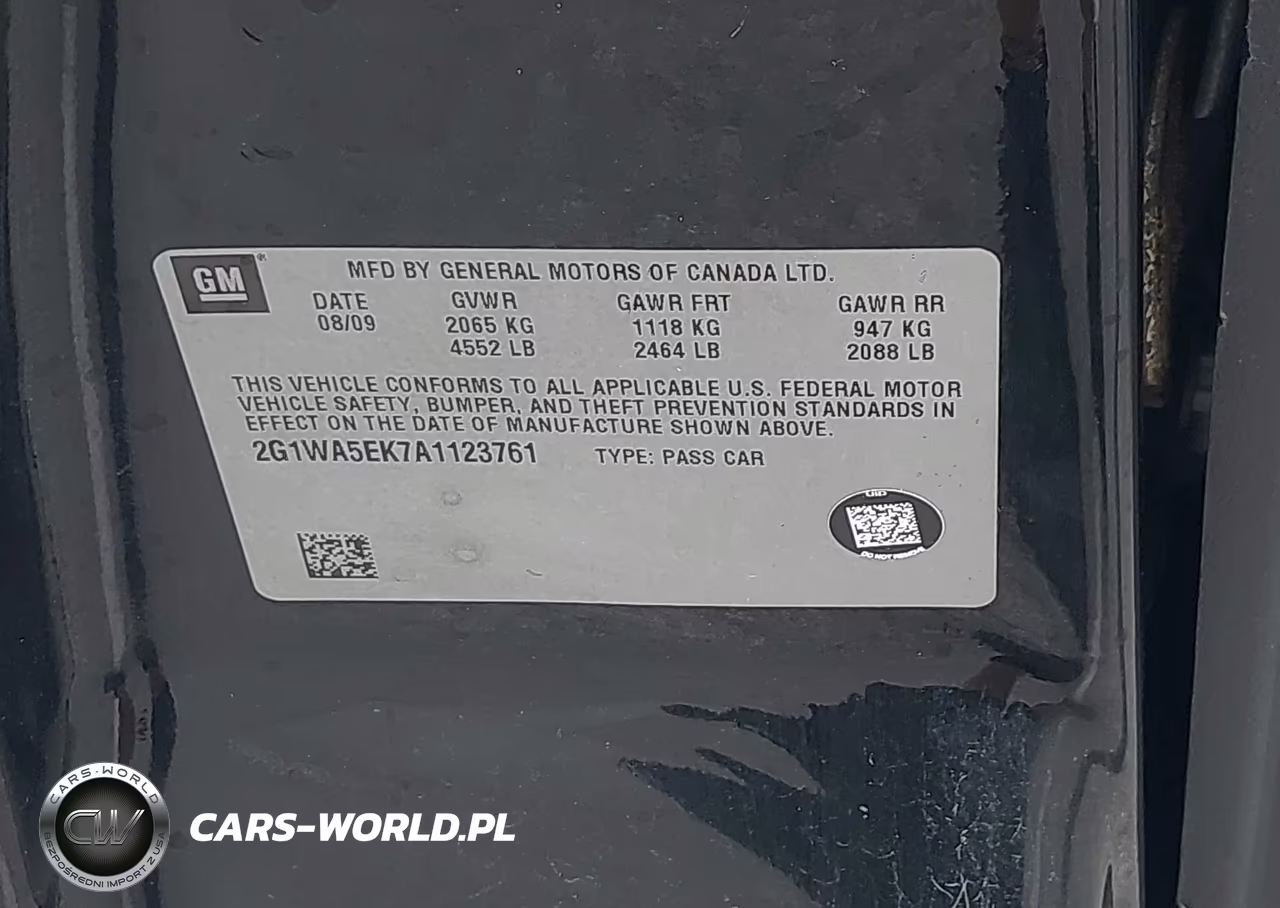 2010 Chevrolet Impala Ls VIN:2G1WA5EK7A1123761 - 9