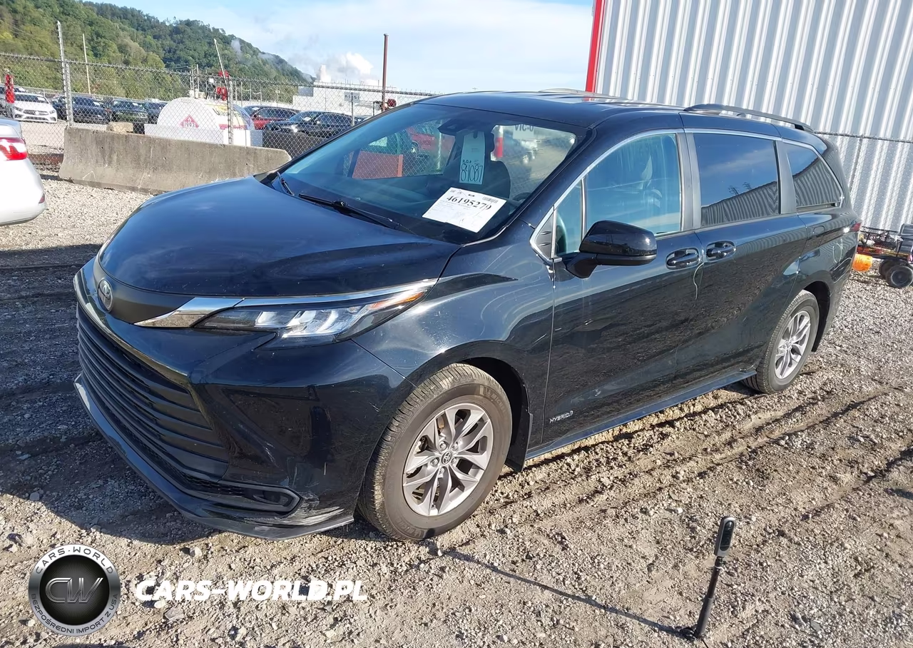 2021 Toyota Sienna Le VIN:5TDKSKFCXMS037060 - 2