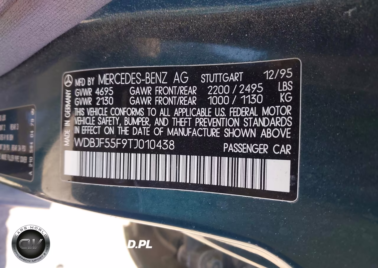 1996 Mercedes-Benz E 320 VIN:WDBJF55F9TJ010438 - 9