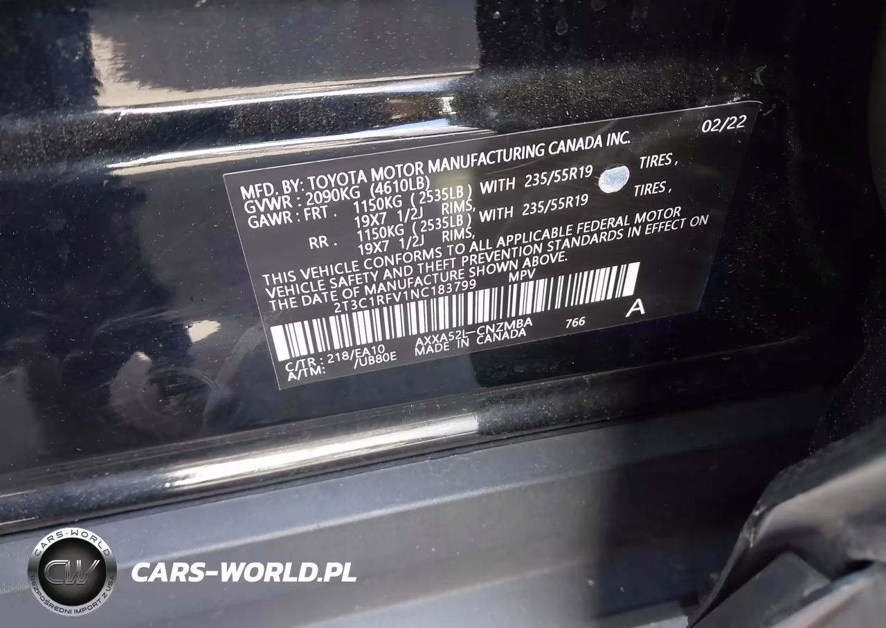 2022 Toyota Rav4 Xle Premium VIN:2T3C1RFV1NC183799 - 9
