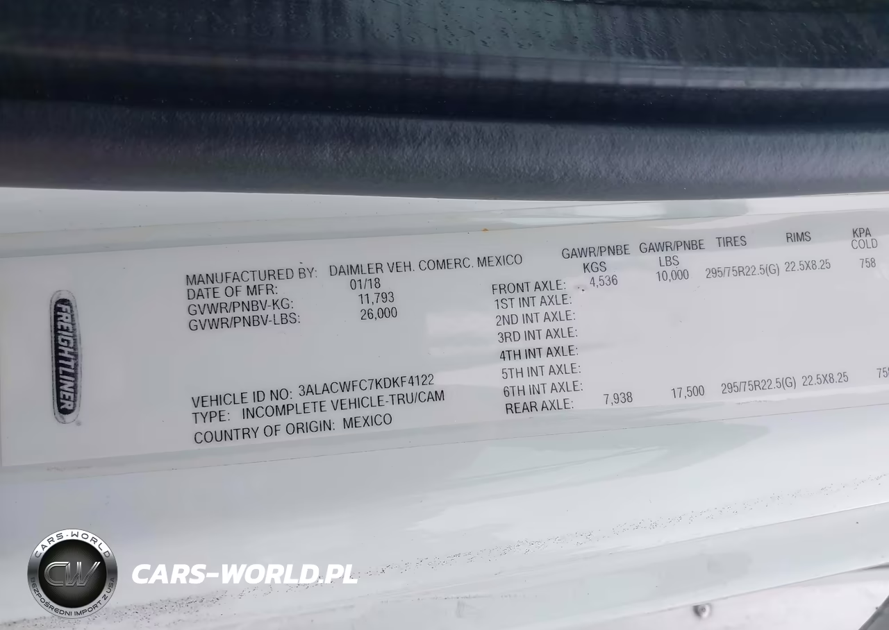 2019 Freightliner M2 106 VIN:3ALACWFC7KDKF4122 - 8