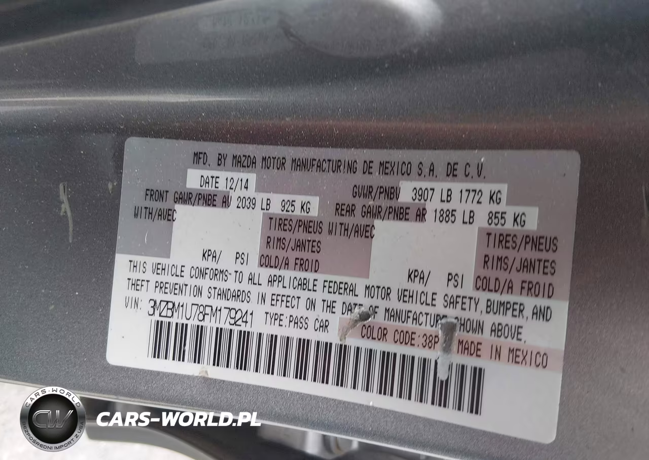 2015 Mazda Mazda3 I Sport VIN:3MZBM1U78FM179241 - 9