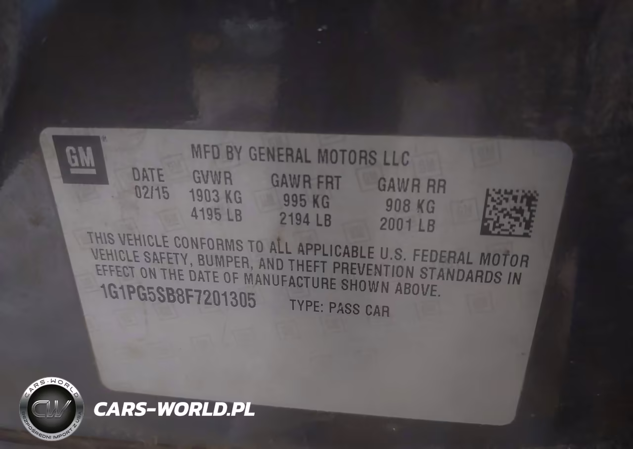 2015 Chevrolet Cruze Ltz VIN:1G1PG5SB8F7201305 - 9