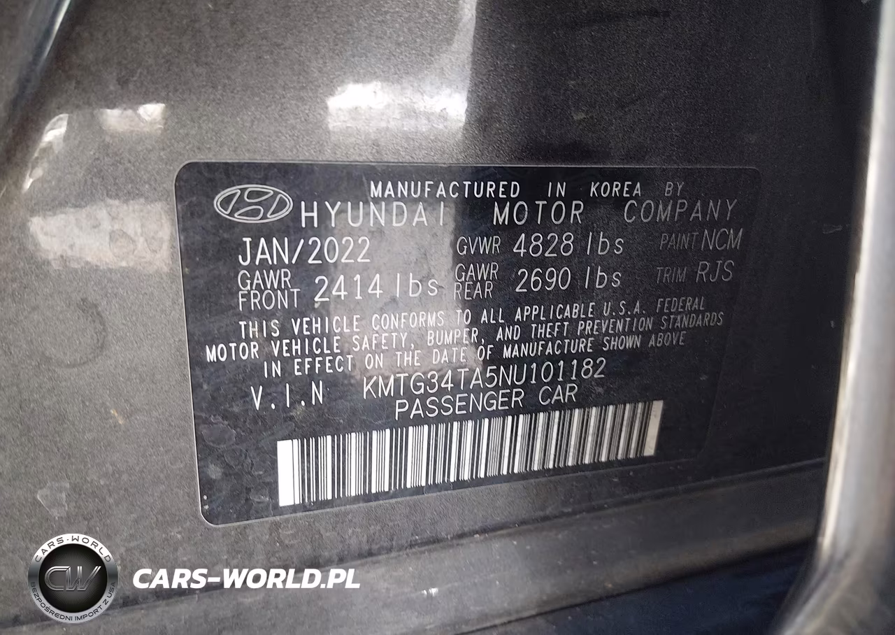 2022 Genesis G70 2.0T VIN:KMTG34TA5NU101182 - 9
