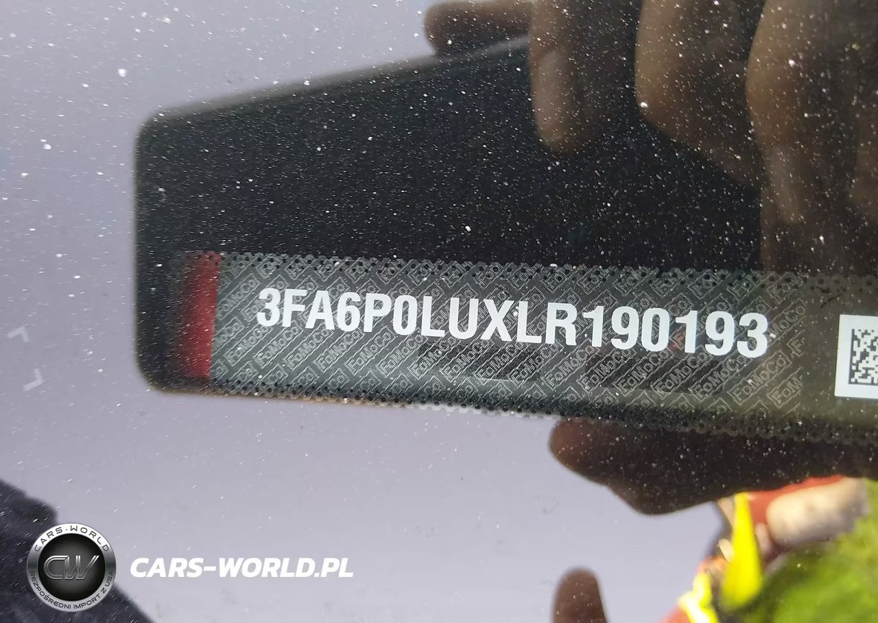 2020 Ford Fusion Hybrid Se VIN:3FA6P0LUXLR190193 - 9
