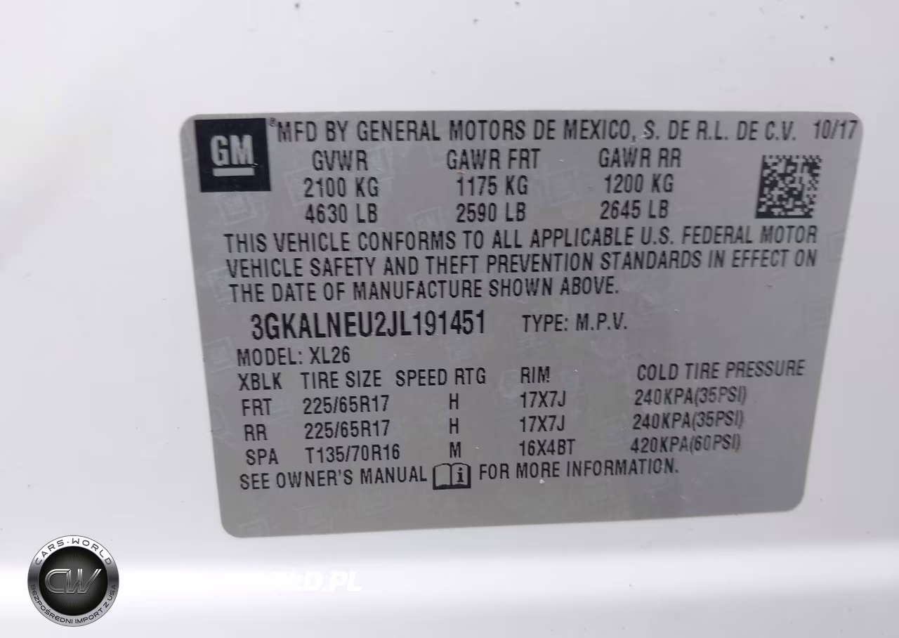 2018 GMC Terrain Sle Diesel VIN:3GKALNEU2JL191451 - 9