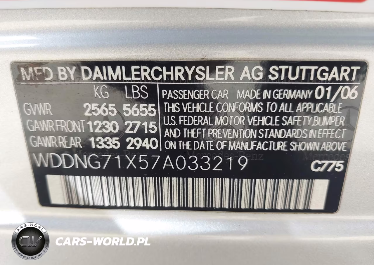 2007 Mercedes-Benz S 550 VIN:WDDNG71X57A033219 - 9