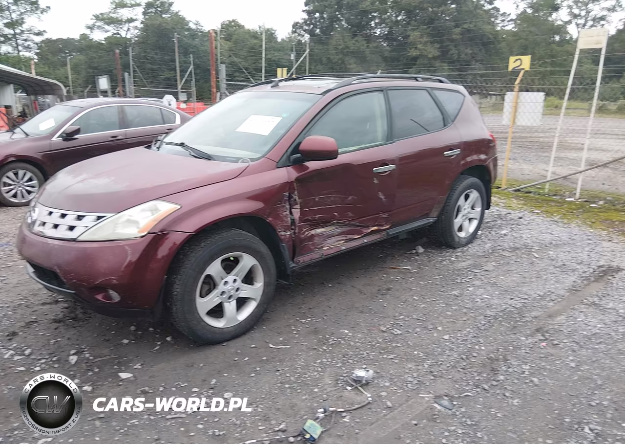 2005 Nissan Murano Sl VIN:JN8AZ08W15W428607 - 2