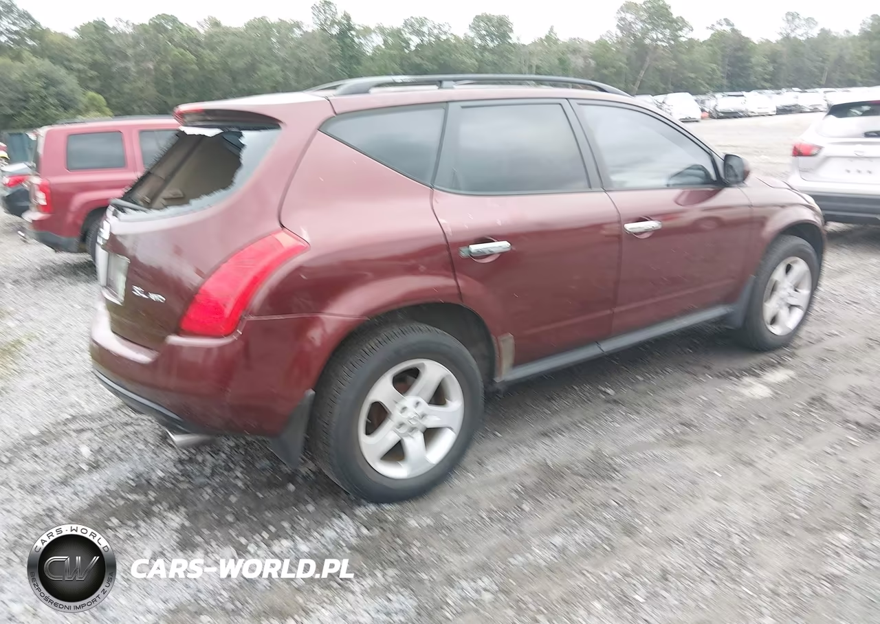2005 Nissan Murano Sl VIN:JN8AZ08W15W428607 - 4
