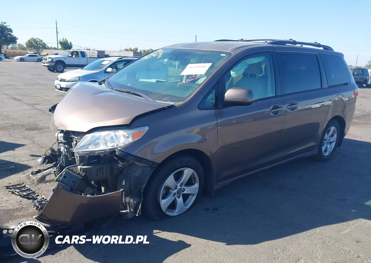 2020 Toyota Sienna Le VIN:5TDKZ3DC5LS048938 - 2