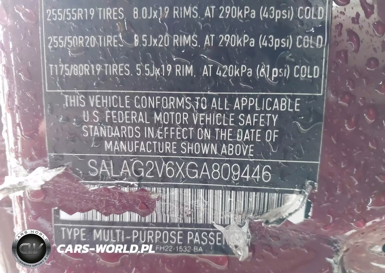 2016 Land Rover Lr4 VIN:SALAG2V6XGA809446 - 9