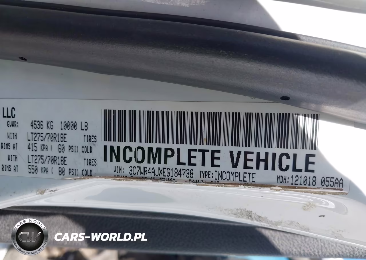 2014 Ram 2500 Tradesman VIN:3C7WR4AJXEG184738 - 9