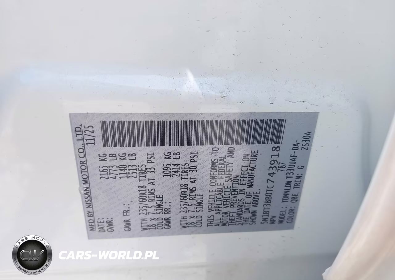 2026 Nissan Rogue Sv VIN:5N1BT3BB0TC743918 - 9