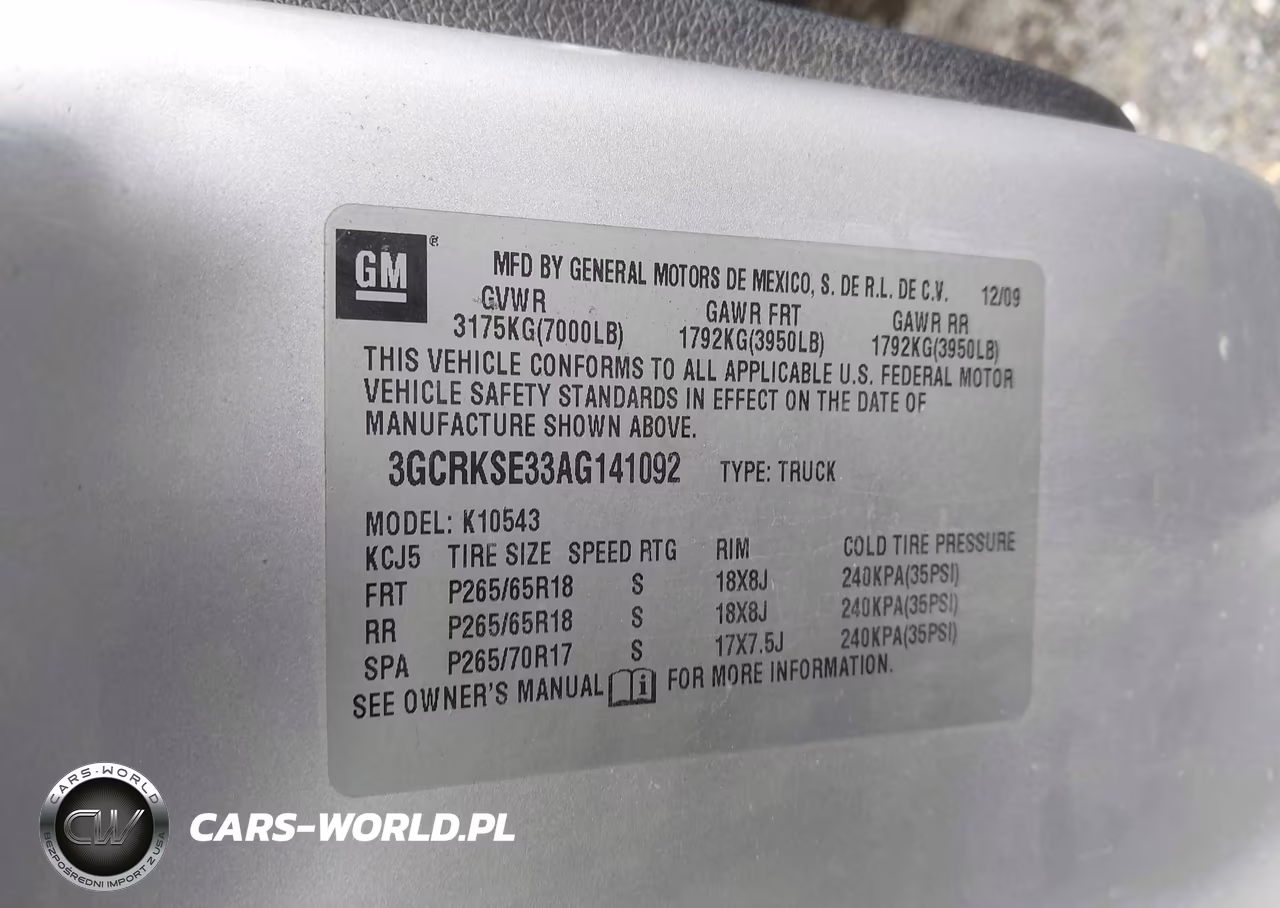 2010 Chevrolet Silverado 1500 Lt VIN:3GCRKSE33AG141092 - 9