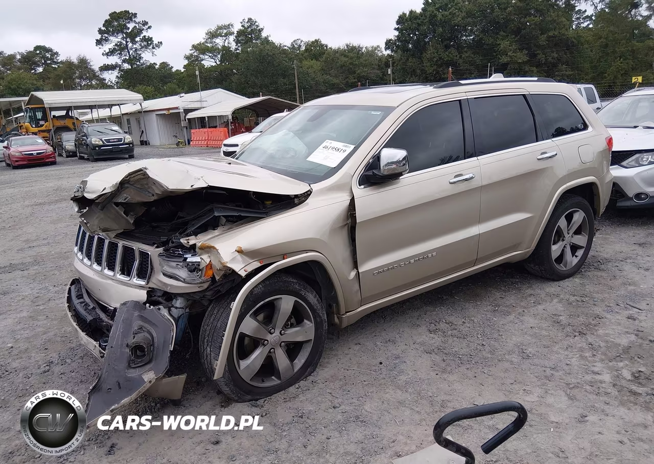 2014 Jeep Grand Cherokee Overland VIN:1C4RJECG5EC206608 - 2
