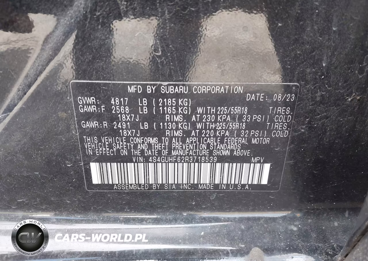 2024 Subaru Crosstrek Sport VIN:4S4GUHF62R3718539 - 9