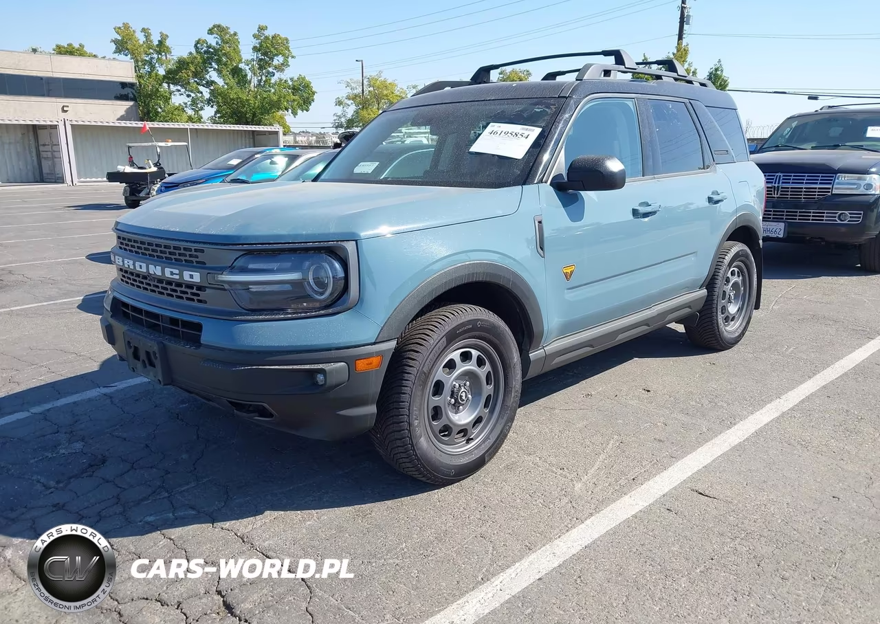 2022 Ford Bronco Sport Badlands VIN:3FMCR9D98NRD22534 - 2