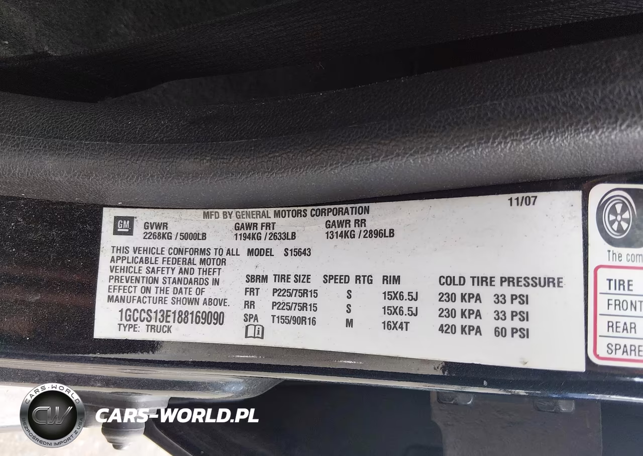 2008 Chevrolet Colorado Lt VIN:1GCCS13E188169090 - 9