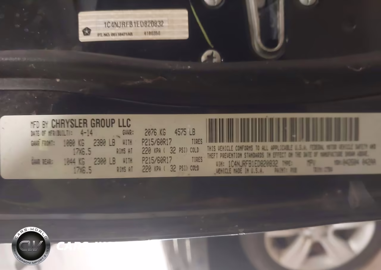 2014 Jeep Patriot Latitude VIN:1C4NJRFB1ED820832 - 9