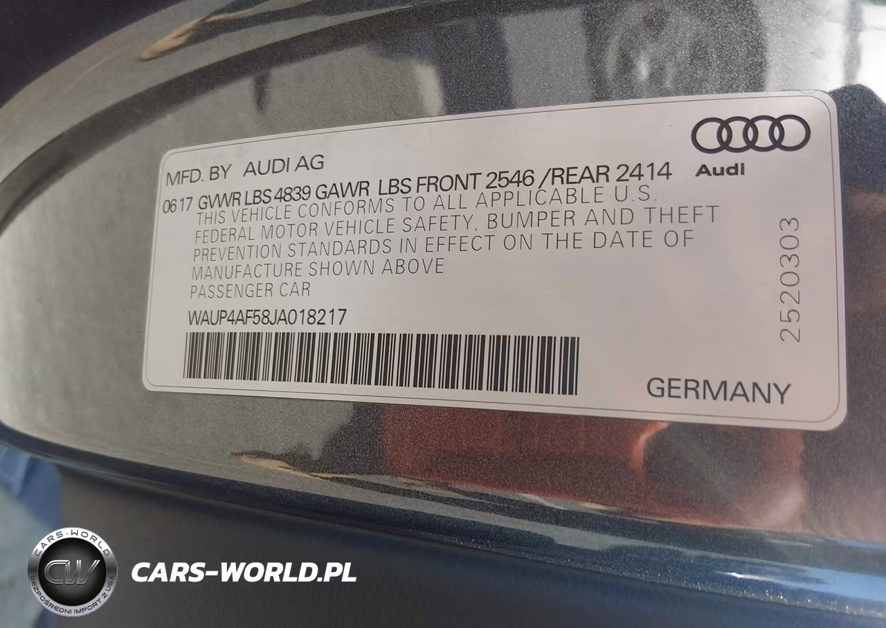 2018 Audi S5 3.0T Premium Plus VIN:WAUP4AF58JA018217 - 9