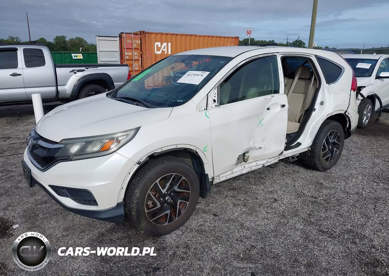 2016 Honda Cr-V Se VIN:5J6RM4H43GL098647 - 2