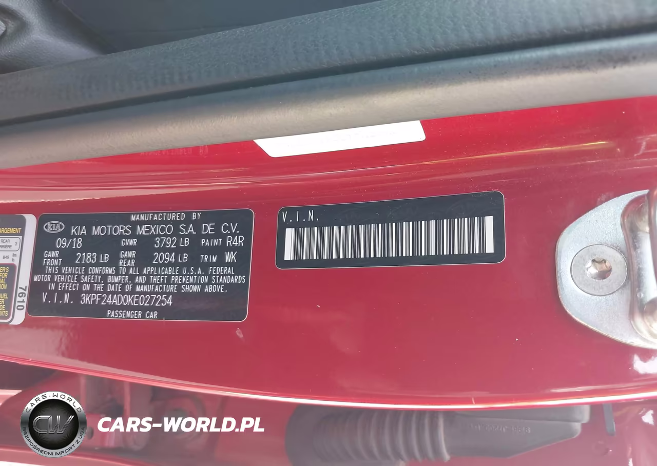 2019 Kia Forte Lxs VIN:3KPF24AD0KE027254 - 9