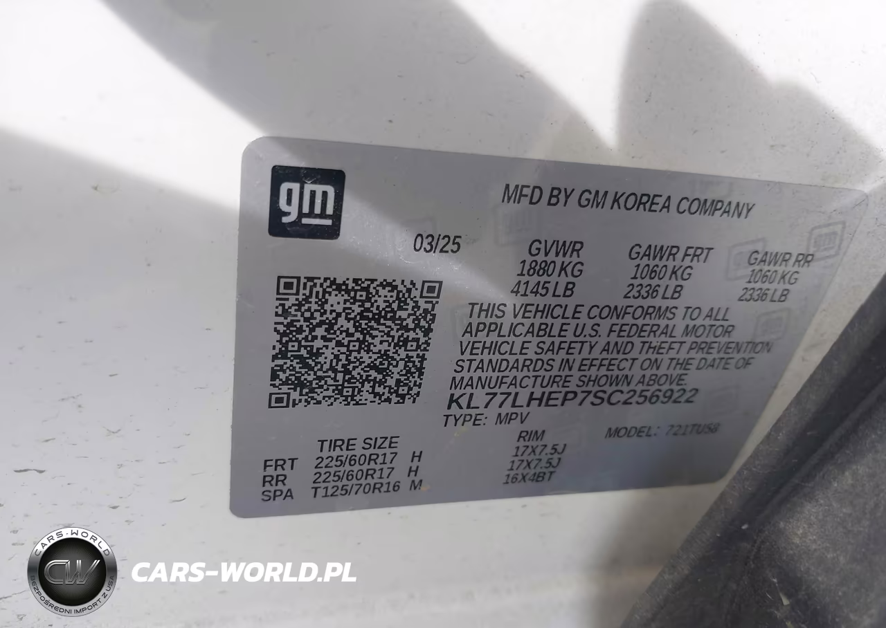 2025 Chevrolet Trax Fwd Lt VIN:KL77LHEP7SC256922 - 9