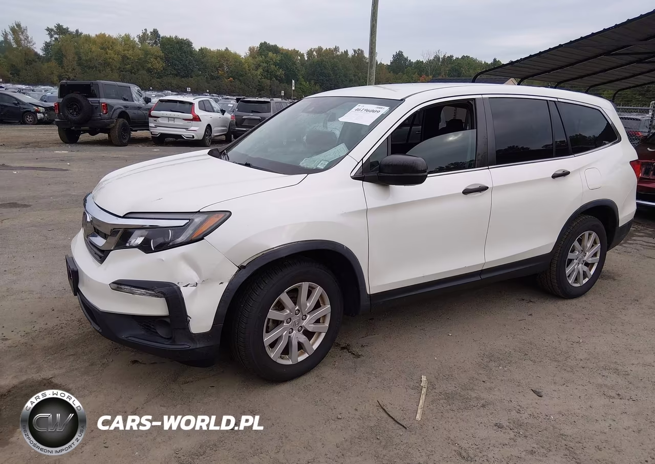 2019 Honda Pilot Lx VIN:5FNYF6H14KB085821 - 2