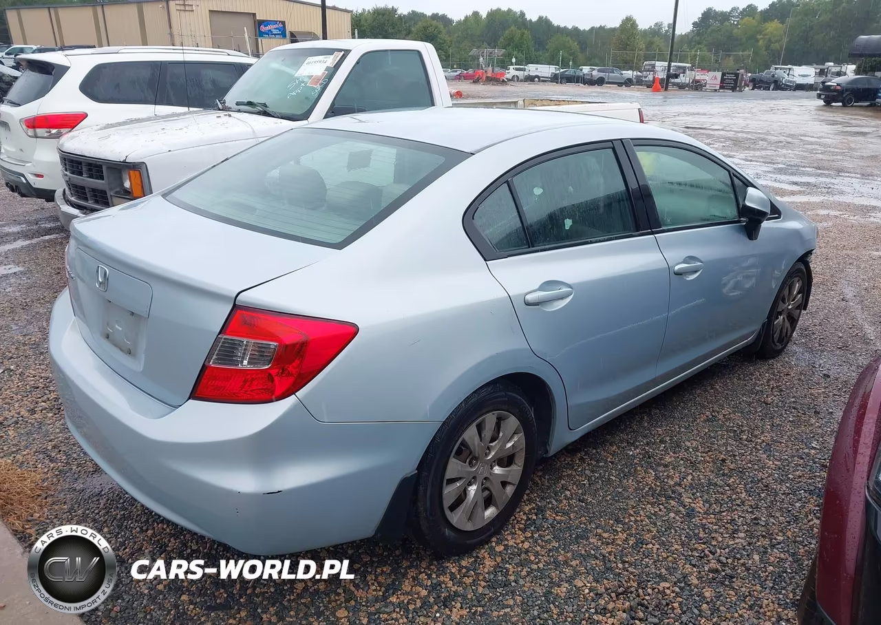 2012 Honda Civic Sdn Lx VIN:2HGFB2F50CH593184 - 4