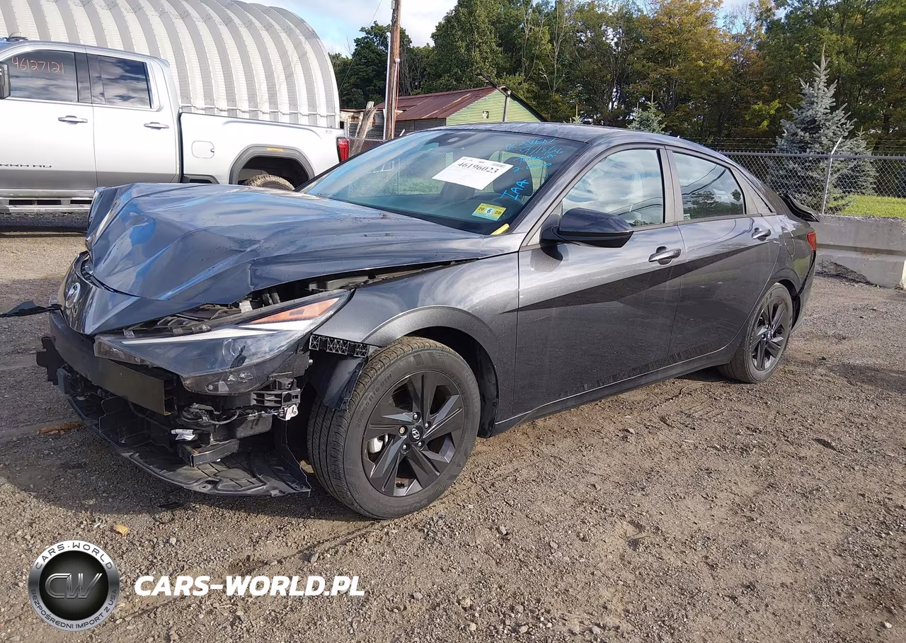 2021 Hyundai Elantra Sel VIN:5NPLS4AG2MH012654 - 2