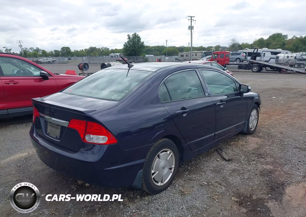 2009 Honda Civic Hybrid VIN:JHMFA362X9S001481 - 4