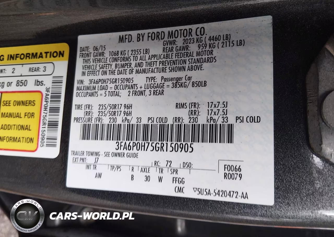2016 Ford Fusion Se VIN:3FA6P0H75GR150905 - 9