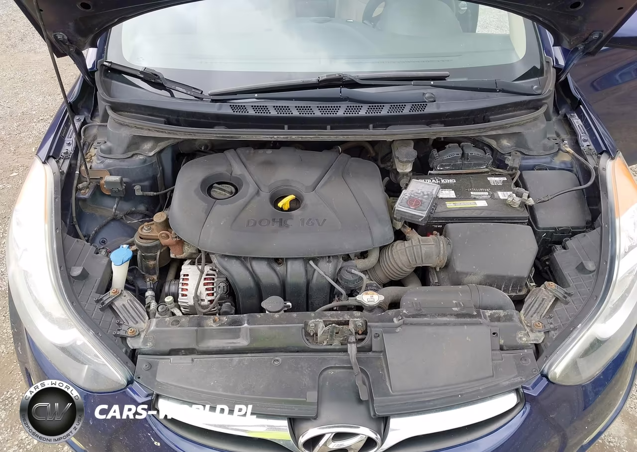 2013 Hyundai Elantra Gls Pzev VIN:5NPDH4AE0DH257924 - 10