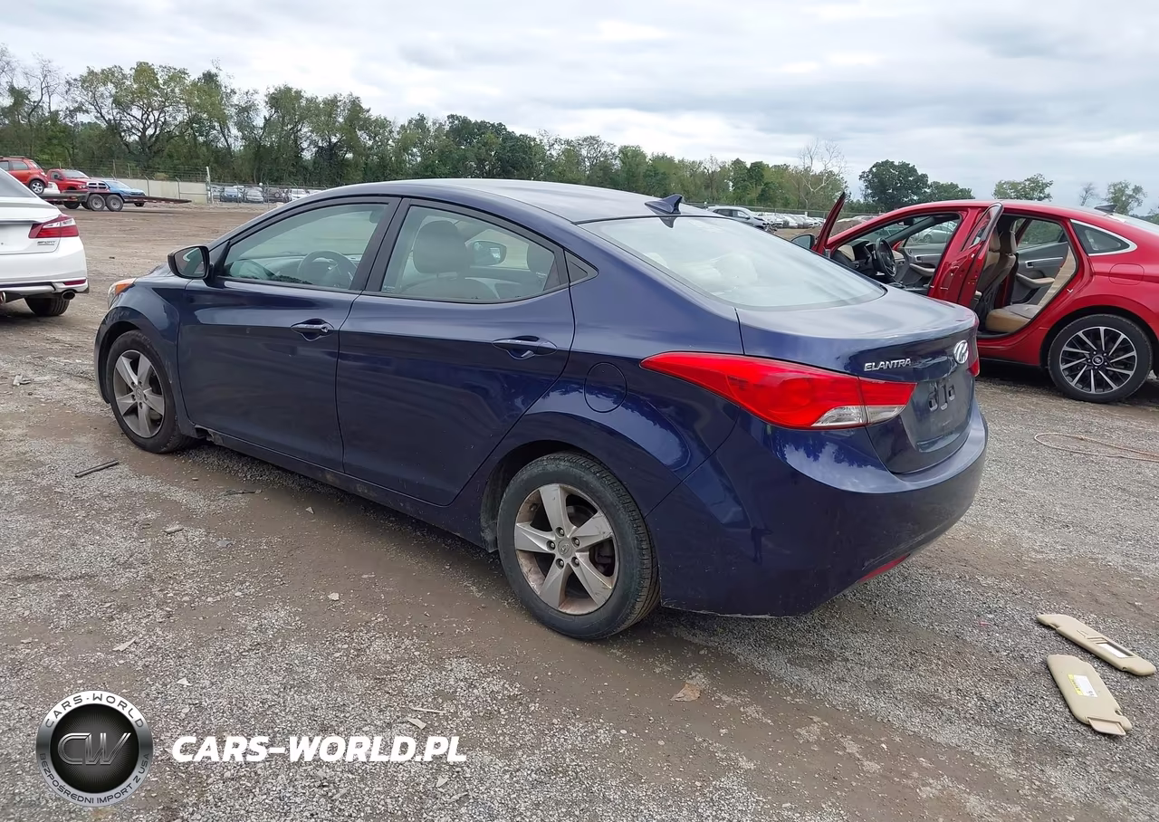 2013 Hyundai Elantra Gls Pzev VIN:5NPDH4AE0DH257924 - 3