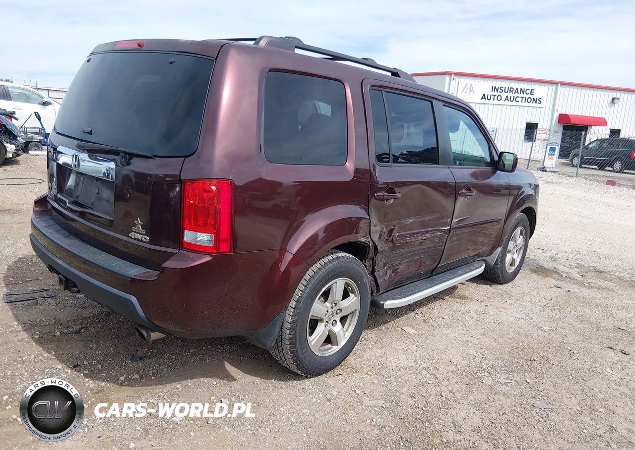 2009 Honda Pilot Ex-L VIN:5FNYF48629B039172 - 4