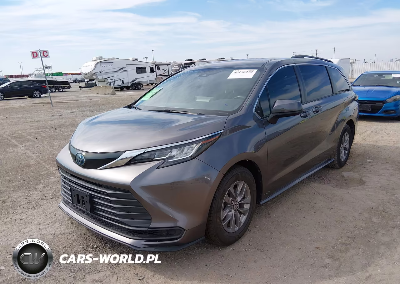 2022 Toyota Sienna Le VIN:5TDKRKEC4NS085068 - 2