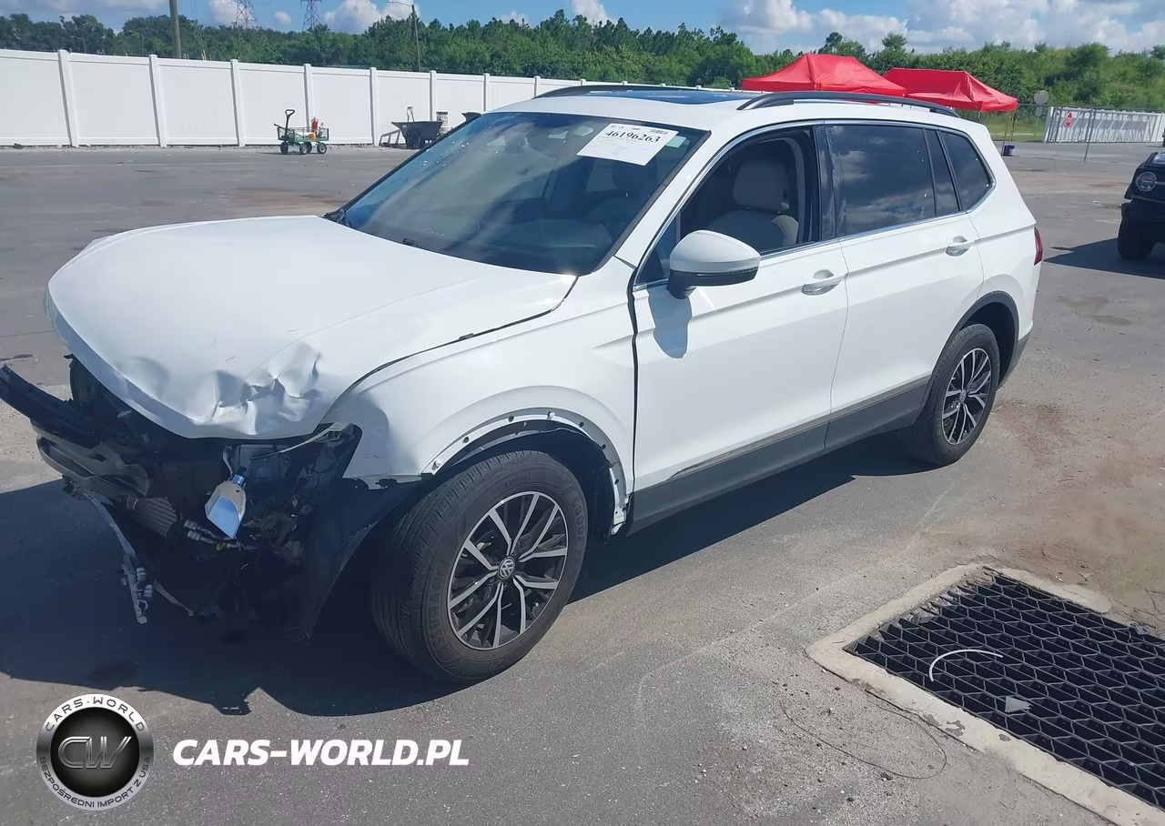 2021 Volkswagen Tiguan 2.0T Se-2.0T Se R-Line Black-2.0T Sel VIN:3VV3B7AX1MM054312 - 2
